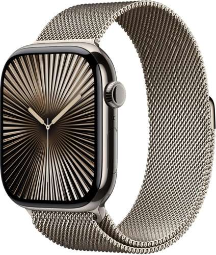 Смарт-часы Apple Watch Series 10 A3003,  46мм,  2.1",  титан/титан [mwyc3zp/a]